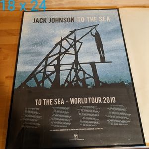 Jack Johnson 2010 To The Sea concert poster